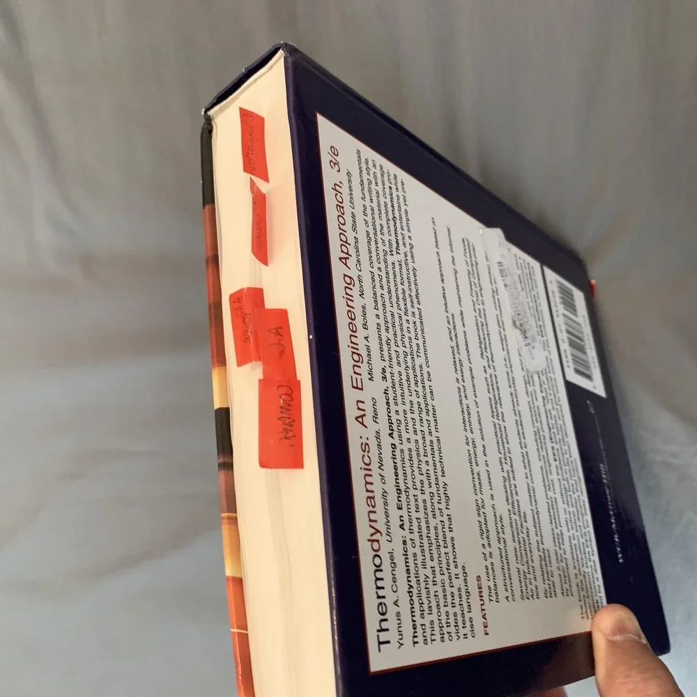 Vintage Thermodynamics An Engineering Approach 3rd Ed Cengel Boles Hardcover